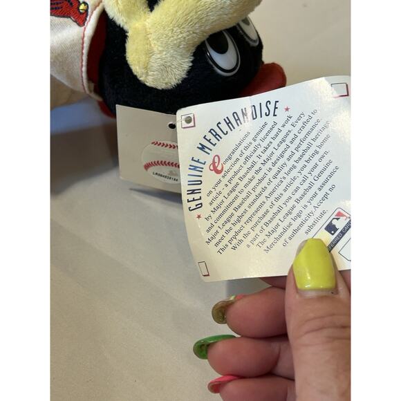 Vintage NWT Arizona Cardinal NFL Official Plush Team Mascot 11” Major League - Picture 4 of 9